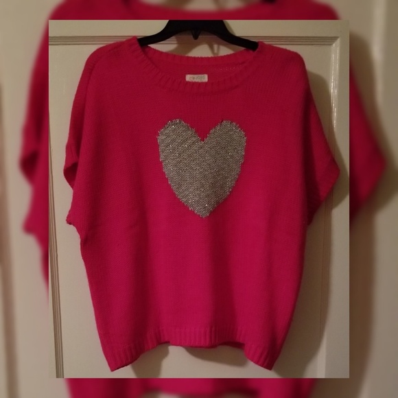 Childrens Place Girls Short Sleeve Sweater Sz 10 - Picture 1 of 2